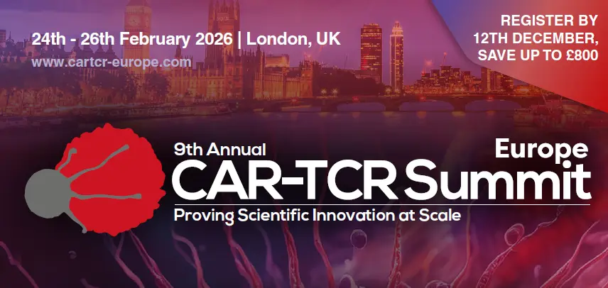 CAR-TCR Summit london Scinus CAR-TCR Summit london